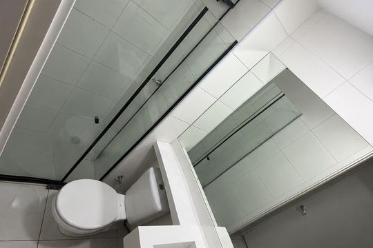 Banheiro de apartamento para alugar com 2 quartos, 32m² em Vila Graciosa, São Paulo