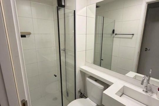Banheiro de apartamento para alugar com 2 quartos, 32m² em Vila Graciosa, São Paulo