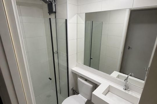 Banheiro de apartamento para alugar com 2 quartos, 32m² em Vila Graciosa, São Paulo
