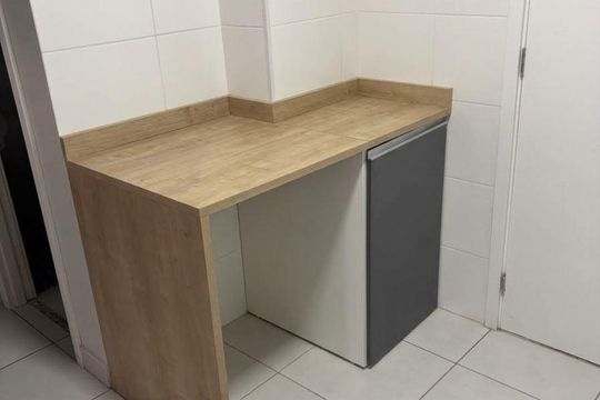 Cozinha de apartamento para alugar com 2 quartos, 32m² em Vila Graciosa, São Paulo