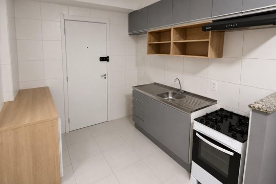 Cozinha de apartamento para alugar com 2 quartos, 32m² em Vila Graciosa, São Paulo