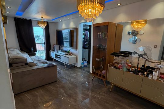 Sala de apartamento à venda com 2 quartos, 54m² em Jardim Jurema, São Paulo