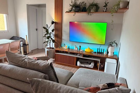 Sala de apartamento para alugar com 2 quartos, 55m² em Vila Independencia, Sorocaba