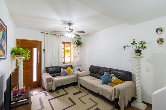 Sala de casa de condomínio à venda com 2 quartos, 58m² em Vila Santa Catarina, São Paulo