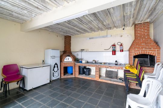 Área comum - Churrasqueira de casa de condomínio à venda com 2 quartos, 58m² em Vila Santa Catarina, São Paulo