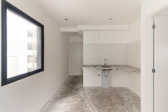 Sala de apartamento para alugar com 1 quarto, 34m² em Higienópolis, São Paulo