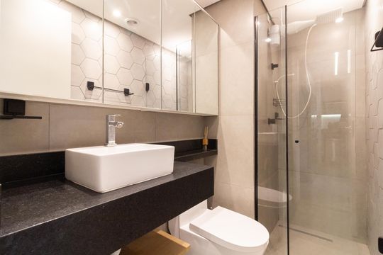 Banheiro de apartamento para alugar com 2 quartos, 33m² em Butantã, São Paulo