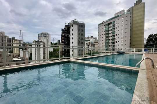 Área comum - Piscina de apartamento à venda com 3 quartos, 80m² em Gutierrez, Belo Horizonte