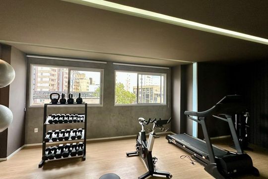 Área comum - Academia de apartamento à venda com 3 quartos, 80m² em Gutierrez, Belo Horizonte