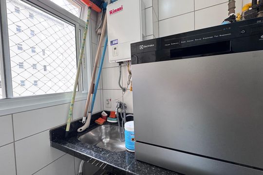 Área de Serviço de apartamento à venda com 2 quartos, 56m² em Umuarama, Osasco