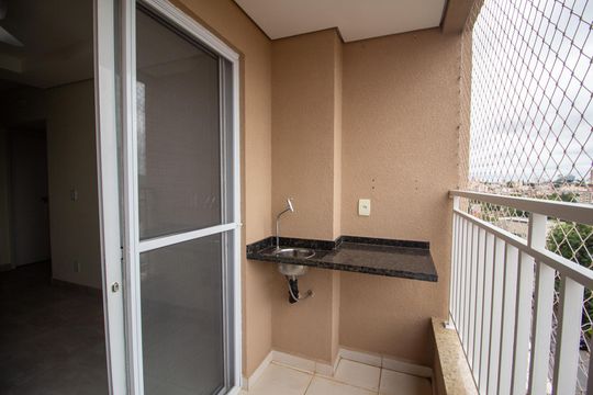 Varanda da Sala de apartamento para alugar com 2 quartos, 70m² em Jardim Europa, Sorocaba