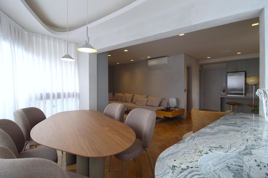 Sala de apartamento para alugar com 1 quarto, 82m² em Itaim Bibi, São Paulo
