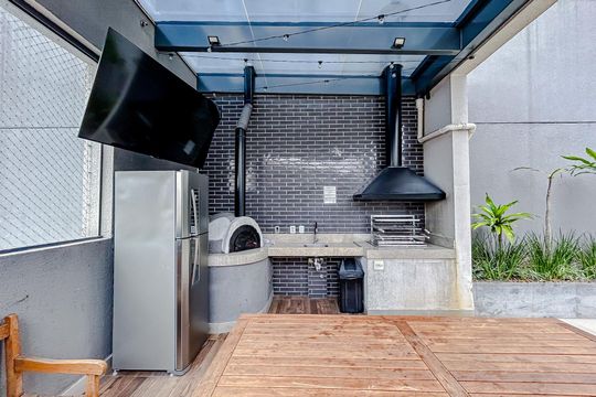 Área comum - Churrasqueira de apartamento à venda com 3 quartos, 87m² em Tatuapé, São Paulo