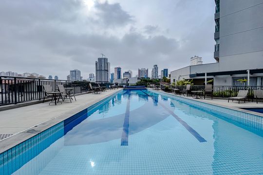Área comum - Piscina de apartamento à venda com 3 quartos, 87m² em Tatuapé, São Paulo
