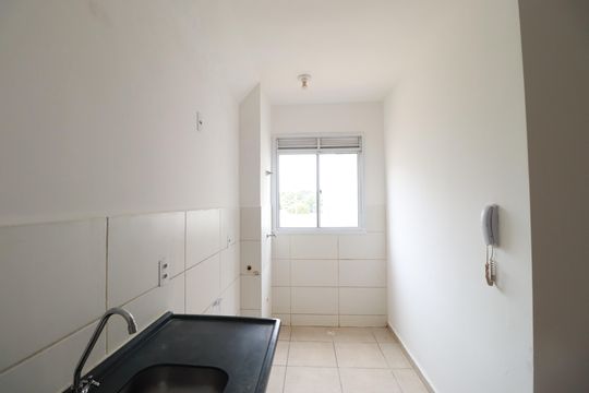 Cozinha  de apartamento para alugar com 2 quartos, 50m² em Chácaras Pedro Corrêa de Carvalho, Ribeirão Preto