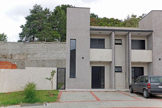 Fachada de casa de condomínio para alugar com 2 quartos, 82m² em Loteamento Banespa, Vinhedo