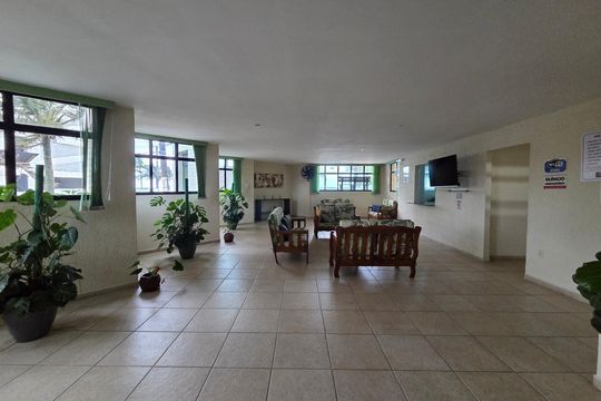 Área comum - Salão de festas de apartamento para alugar com 3 quartos, 89m² em Vila Balnearia, Praia Grande
