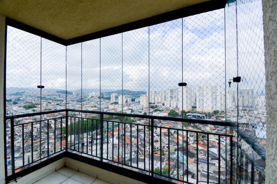 Varanda da Sala de apartamento à venda com 2 quartos, 77m² em Picanço, Guarulhos