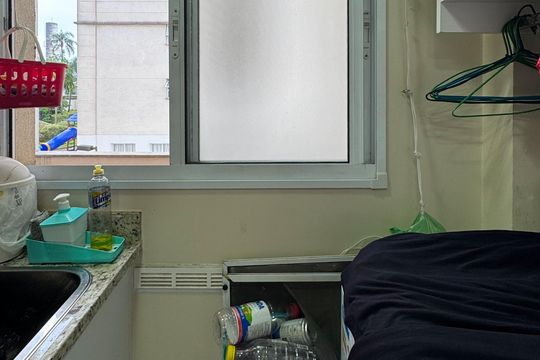Área de Serviço de apartamento para alugar com 2 quartos, 54m² em Jardim Olavo Bilac, São Bernardo do Campo