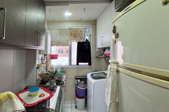 Cozinha de apartamento para alugar com 2 quartos, 54m² em Jardim Olavo Bilac, São Bernardo do Campo