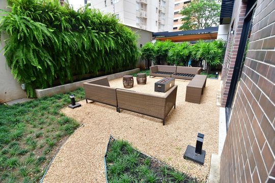 Área comum de apartamento para alugar com 1 quarto, 52m² em Cambuí, Campinas