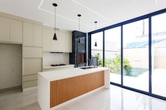 Cozinha de casa de condomínio para alugar com 3 quartos, 192m² em Jardim Regina, Indaiatuba