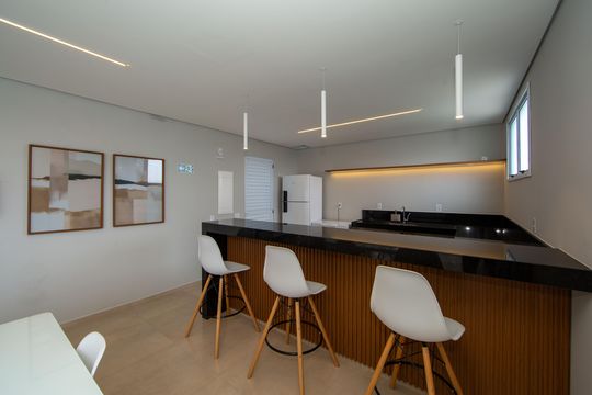 SALAO DE FESTAS de apartamento para alugar com 2 quartos, 53m² em Caiçaras, Belo Horizonte