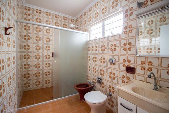 Banheiro Social de casa para alugar com 3 quartos, 170m² em Jardim Vera Cruz, Sorocaba