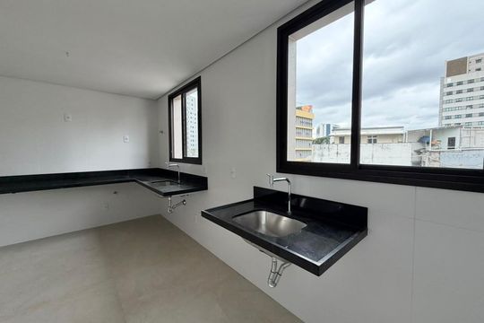 Cozinha e Área de Serviço de apartamento à venda com 3 quartos, 92m² em Gutierrez, Belo Horizonte