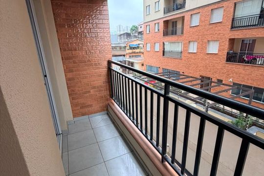 Varanda de apartamento para alugar com 2 quartos, 43m² em Jardim Tres Irmaos, Taboão da Serra