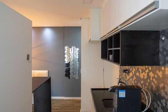 Cozinha de apartamento à venda com 2 quartos, 53m² em Centro, Diadema