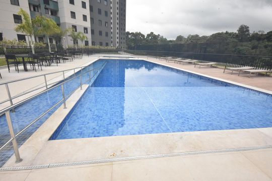 Área comum - Piscina de apartamento à venda com 2 quartos, 69m² em Jardim do Lago, Jundiaí