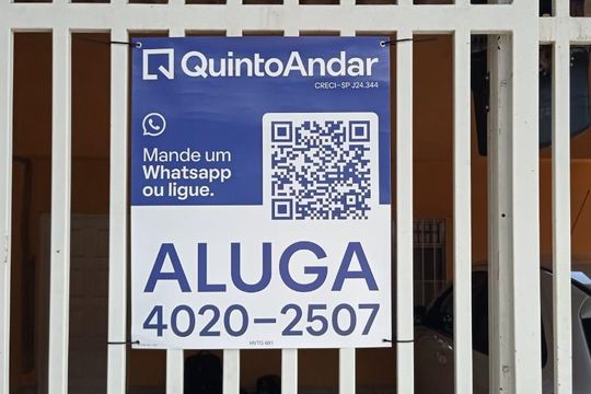 Placa HVTG-681 de casa para alugar com 1 quarto, 55m² em Canhema, Diadema
