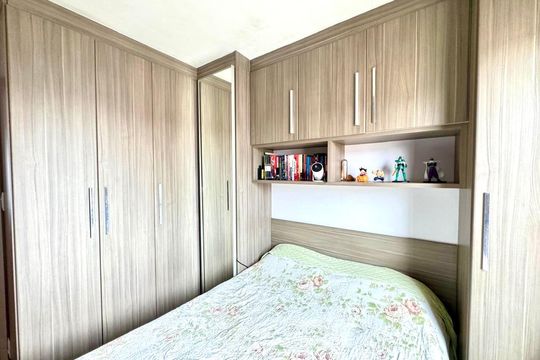 Quarto 2 de apartamento para alugar com 2 quartos, 50m² em Jardim Valeria, Guarulhos