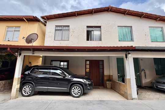 Fachada da Casa de casa de condomínio à venda com 3 quartos, 120m² em Cachoeirinha, Belo Horizonte
