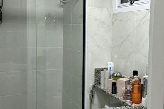 Banheiro de apartamento à venda com 1 quarto, 44m² em Consolação, São Paulo