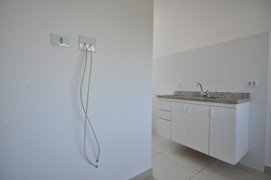Cozinha de apartamento para alugar com 1 quarto, 22m² em Carandiru, São Paulo