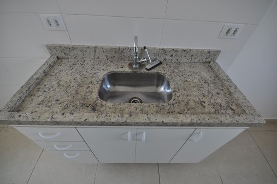 Cozinha de apartamento para alugar com 1 quarto, 22m² em Carandiru, São Paulo