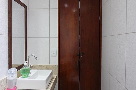 Banheiro Social de apartamento para alugar com 2 quartos, 44m² em Santa Terezinha, São Bernardo do Campo
