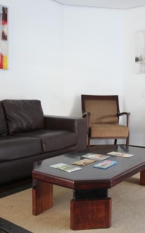 Studio à venda com 50m², 1 quarto e 1 vagaHall de entrada do prédio