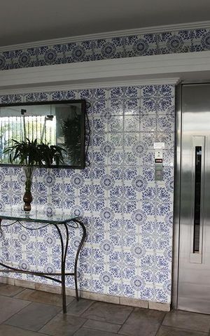 Apartamento para alugar com 128m², 3 quartos e 1 vagaHall de entrada do prédio