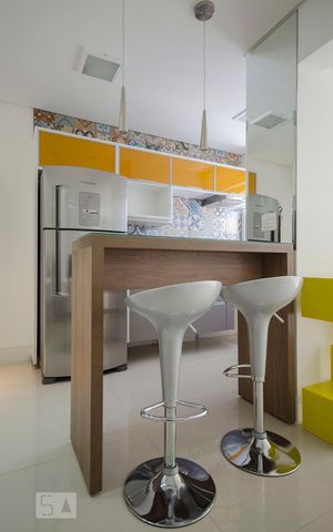Studio à venda com 32m², 1 quarto e 1 vaga Studio à venda com 32m², 1 quarto e 1 vagaArea da cozinha