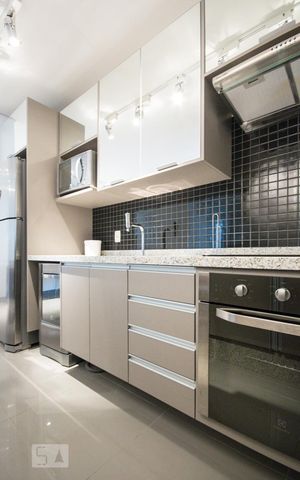 Apartamento à venda com 67m², 1 quarto e 1 vagaCozinha