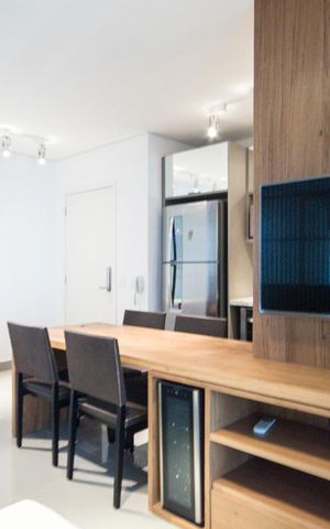 Apartamento à venda com 67m², 1 quarto e 1 vagaSala e Sala de Jantar