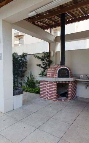 Apartamento à venda com 65m², 2 quartos e 1 vagaChurrasqueira
