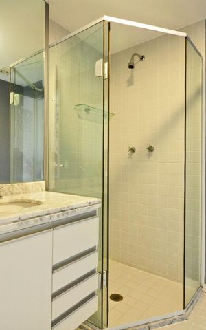 Apartamento para alugar com 78m², 1 quarto e 1 vagaBanheiro suíte