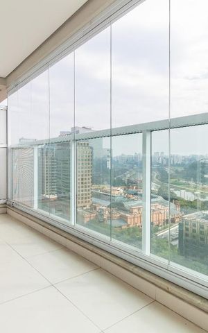 Studio para alugar com 49m², 1 quarto e 1 vaga Studio para alugar com 49m², 1 quarto e 1 vagaVaranda