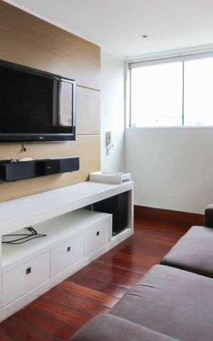Apartamento para alugar com 130m², 3 quartos e 1 vaga Apartamento para alugar com 130m², 3 quartos e 1 vagaSala