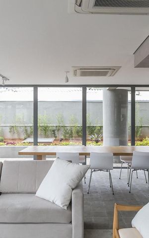 Studio à venda com 35m², 1 quarto e 1 vagaSalão gourmet