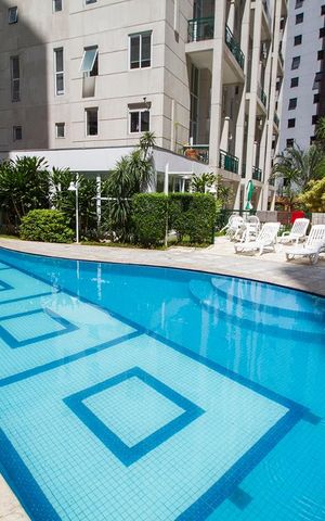 Apartamento para alugar com 50m², 1 quarto e 1 vagaPiscina